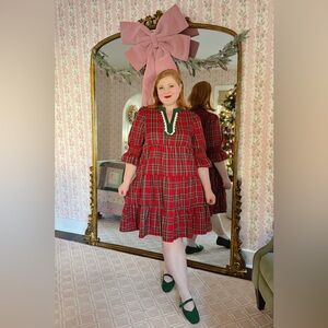 Chic Soul Red Plaid Dress